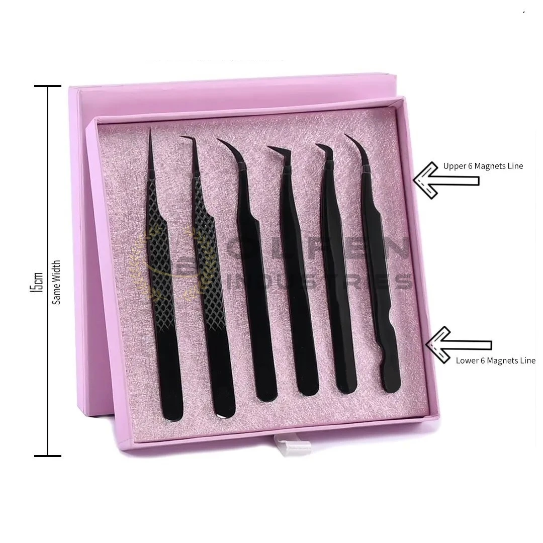 Bulk Private Label Lash Extensions Tweezers Custom Logo Accessories