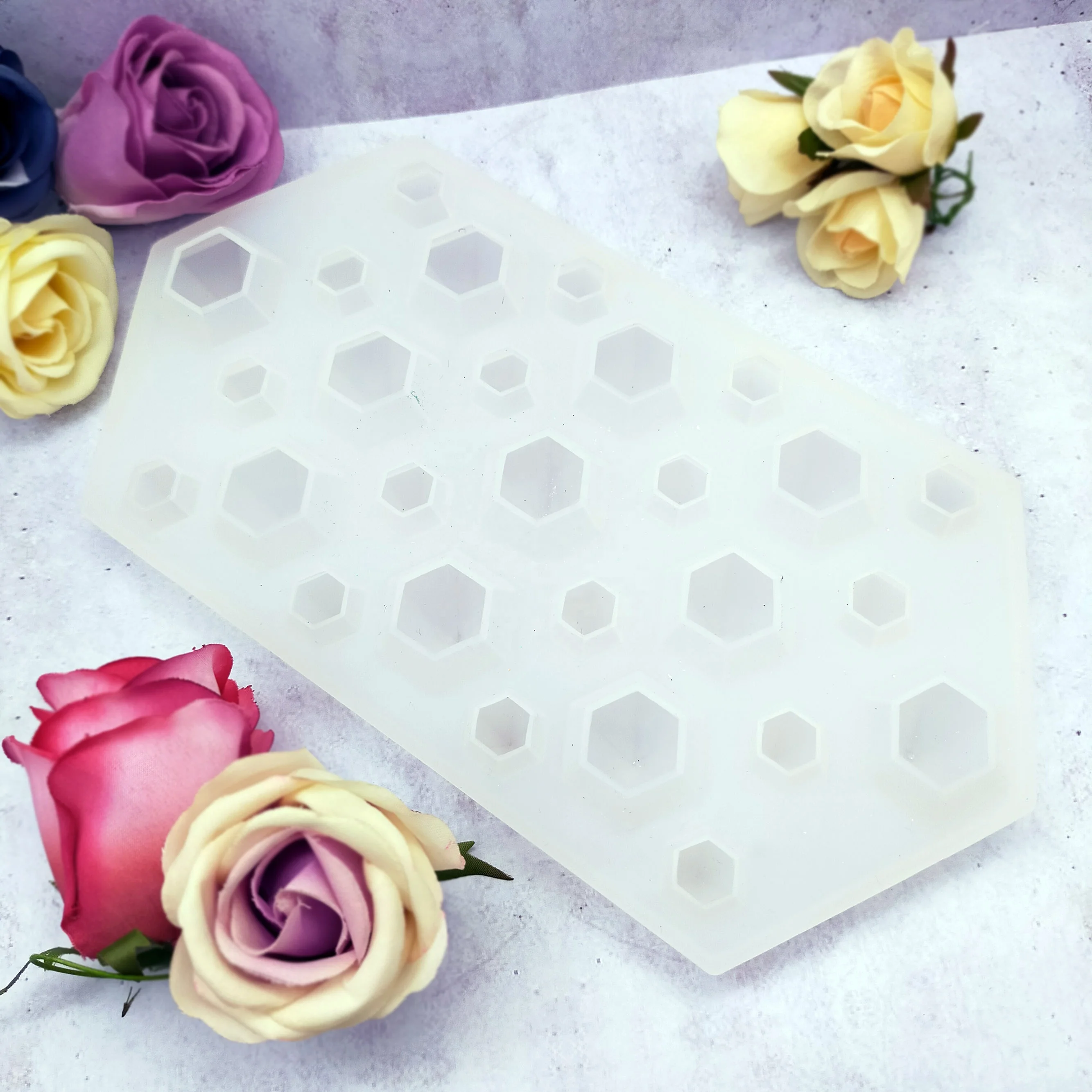 Best Selling Diy Epoxy Resin Silicone Mold Diamond Cube Multiple Usage