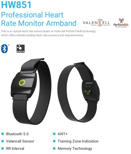 Fitcare Ip67 Rated Professional Optical Heart Rate Monitor Armband For