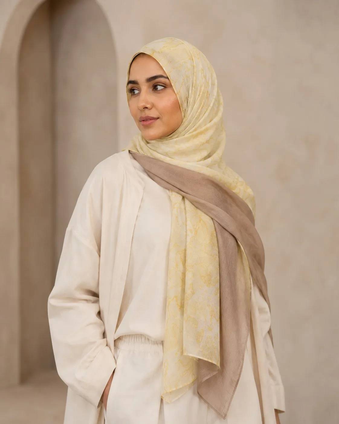 Custom Printed Modal Hijab