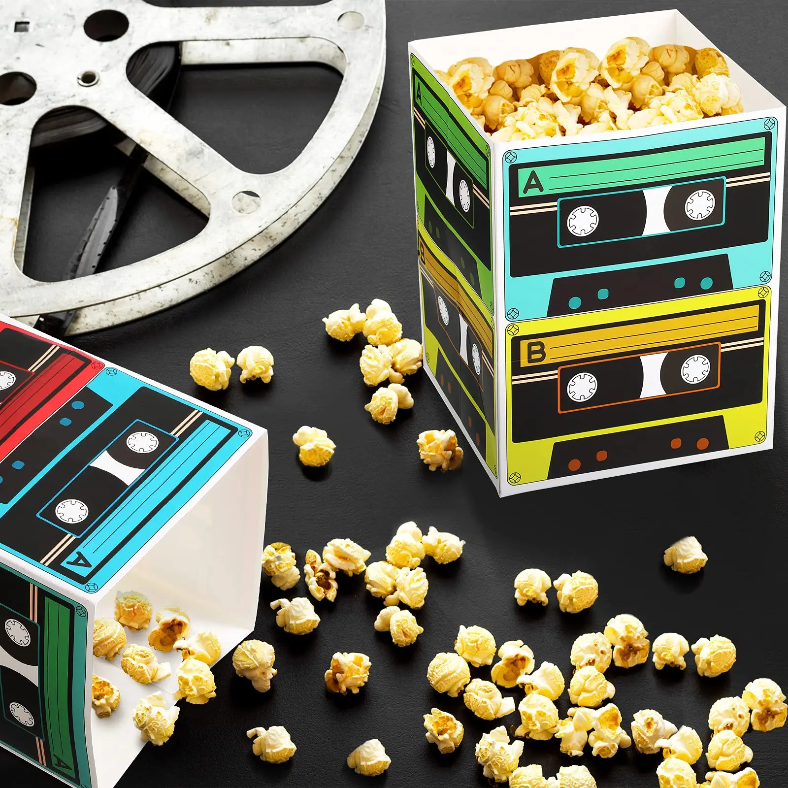 Cassette Tape Bucket Centerpiece 80s Party Supplies Cassette Tape Table