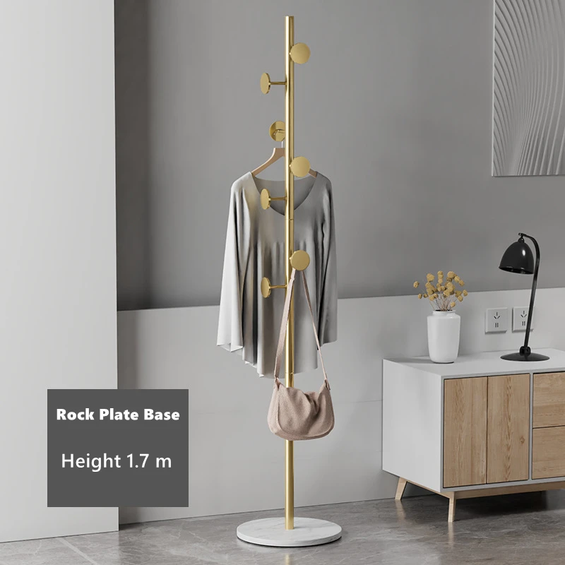 Luxury Hanger Floor Metal Coat Rack Houseware Standing Clothes And Hat ...