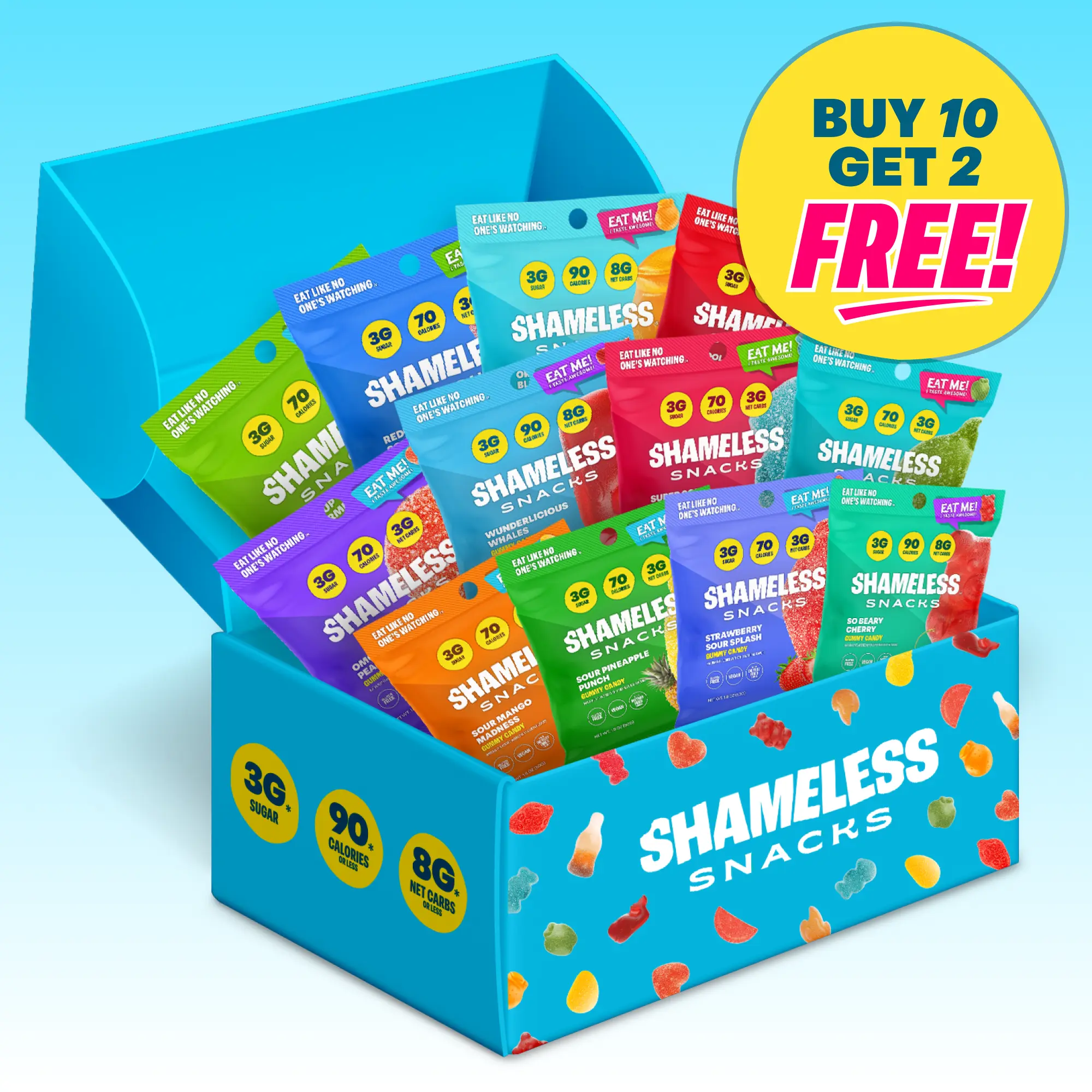 Shameless Snacks Bundle Hero