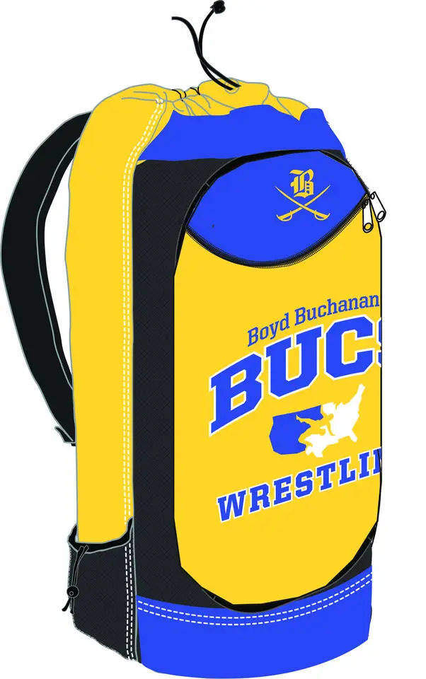 2023 Polyester Backpack For Wrestling With Team Logo Printing Low Moq