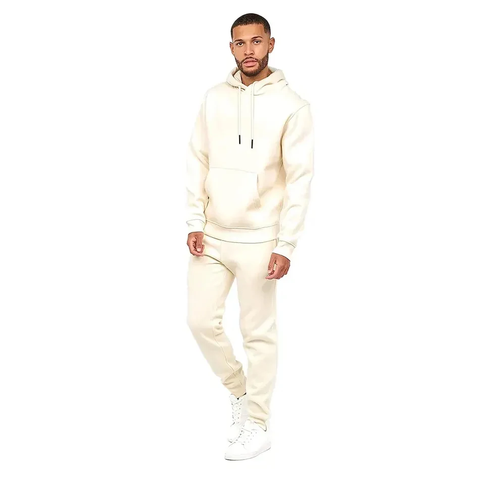 Pakistan Manufacturer Men's Tracksuits Made In Cotton Fleece Beige