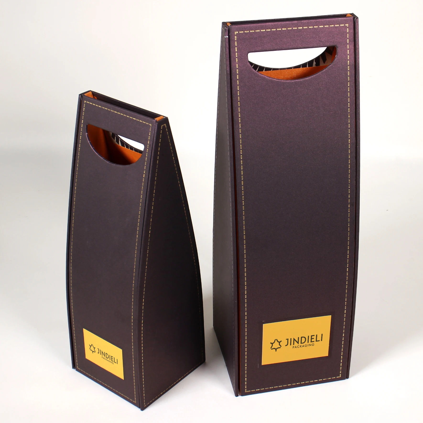 Custom Wine Box For Luxury Fancy Sublimation Wine Bottle Paper