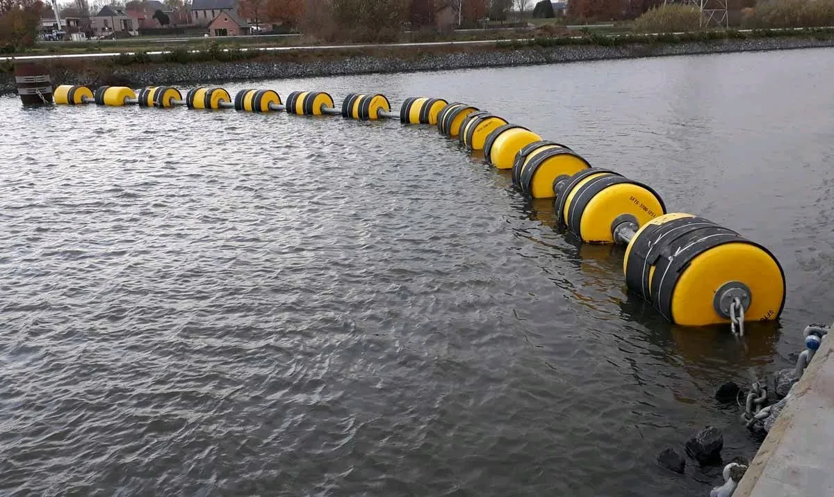 Floating Security Buoy Foam Filled Marine Floating Barrier Buoy ...