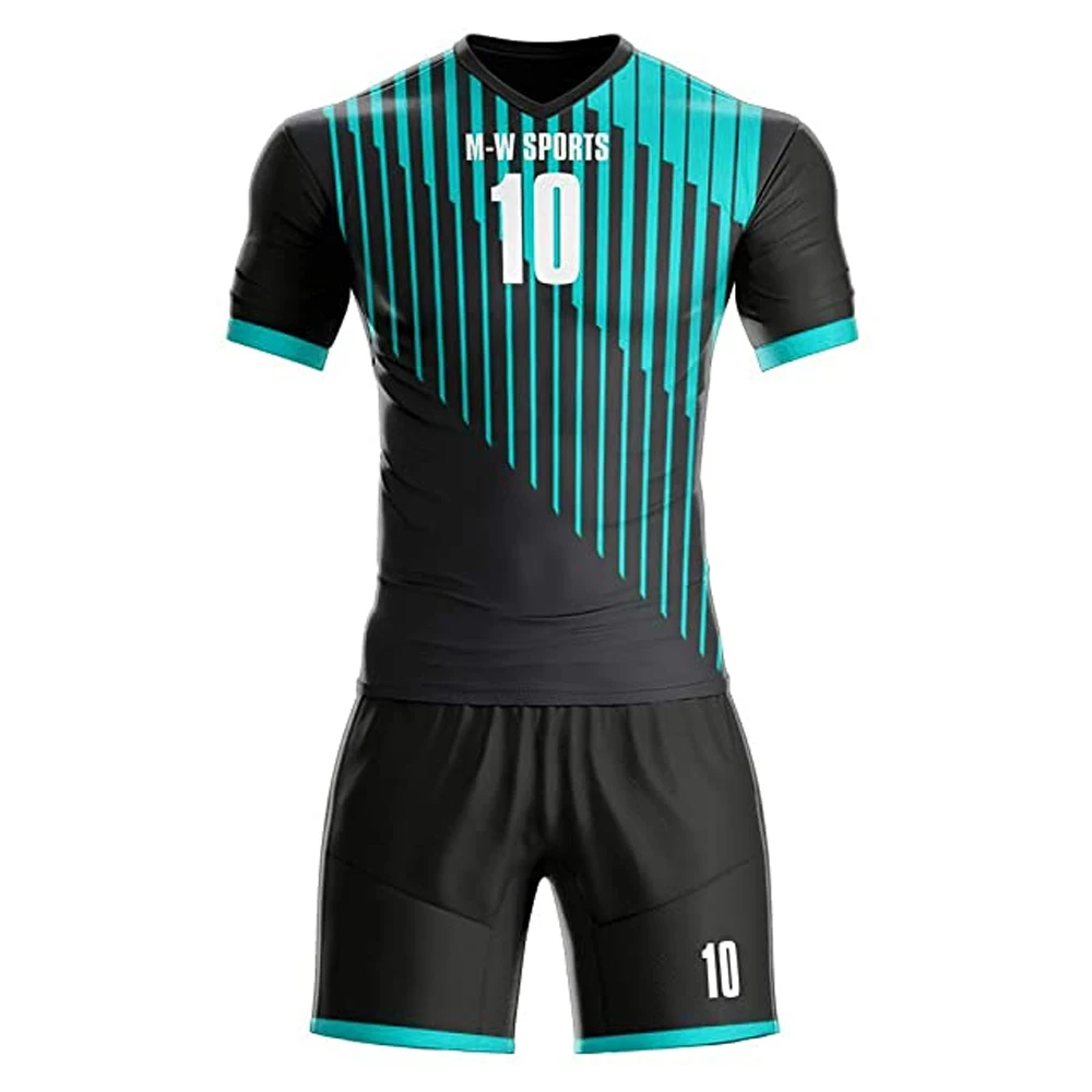 Custom Printed Club Sports Uniform Set Sublimation Team Football Kits ...