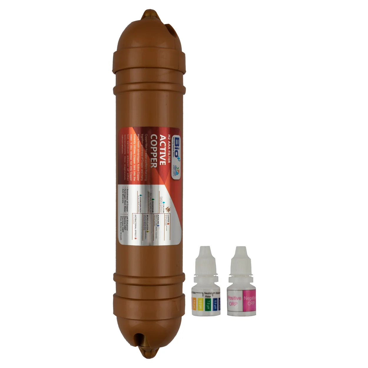 Brown Copper Cartridge Filter Hydrogen-rich Antioxidant Alkaline ...