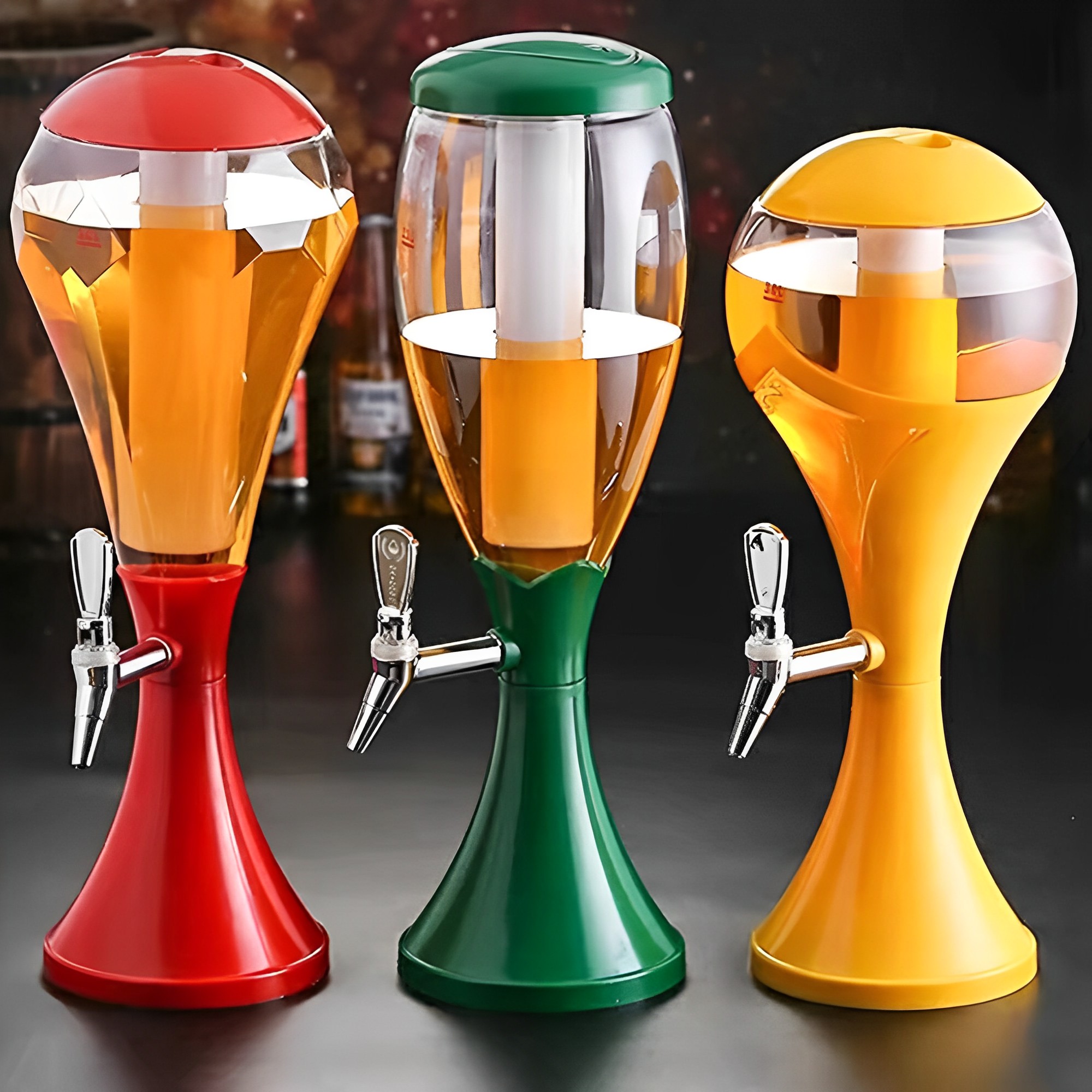 2023 New Design 3l Draft Beer Tower With Luminous Ice Tube /beer