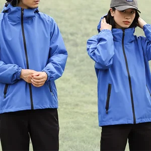 Premium Custom Men's Softshell Windbreaker Ascender Jacket Stand Collar with Front-Zip for Outdoor Sports Running