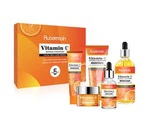 Private Label Korean Face Skincare Vitamin C  Brightening Anti Aging Skin Care Set (New) for Moisturizing Whitening Beauty Care