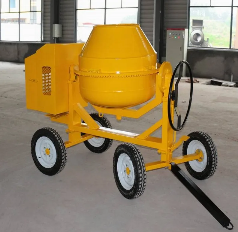 Cement Mixing Machine Cube Ciment Crawler Diesel Powered