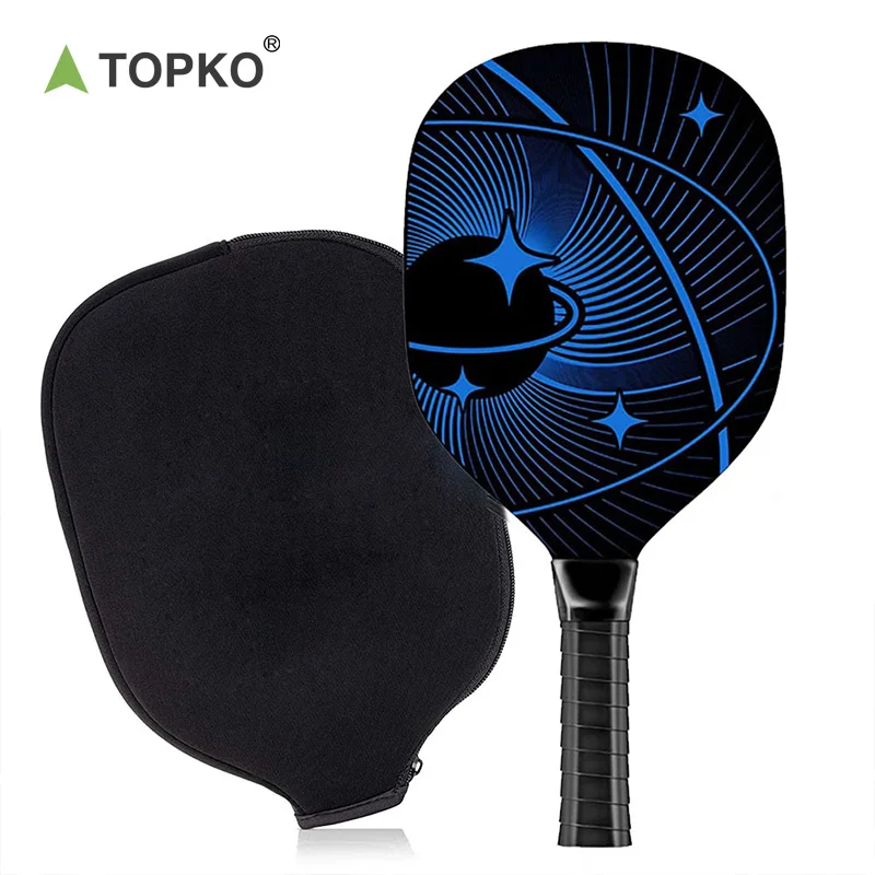 Topko Custom Printed Pickleball Paddle 4 Rackets 4 Balls 4 Sweatbands 1 ...