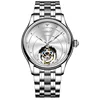 silvery-white-silvery stainless steel