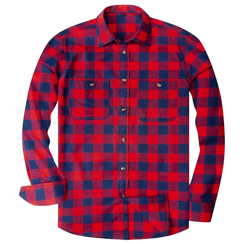 Motorbike Armoured Flannel Lumberjack Shirt Fully Lined Protective ...