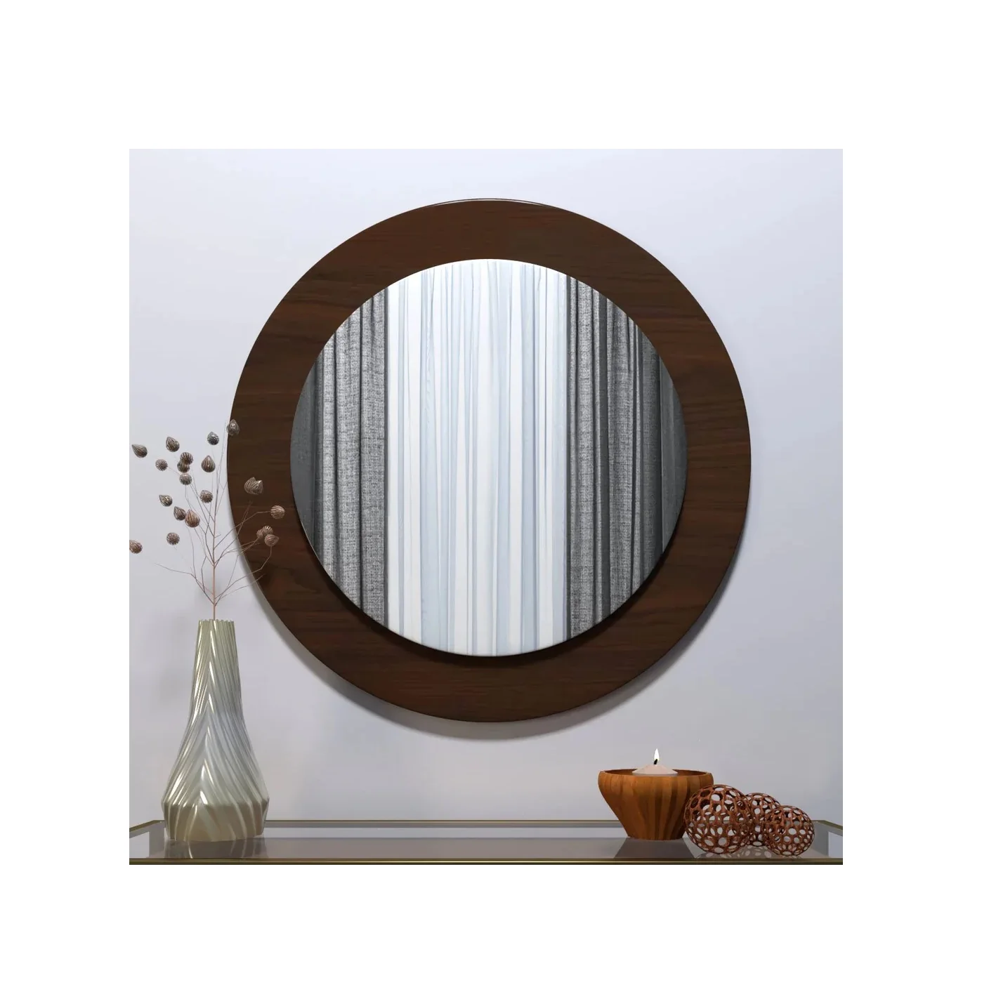 Living Room Interior Wall Mount Mirror Frame High Standard Quality Home