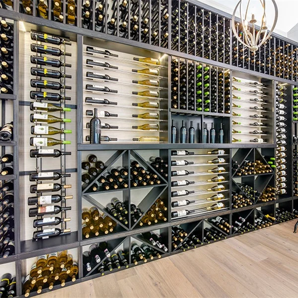 View of Custom Wine Bottle Display Shelf Cabinet Red Wine Display Rack| Alibaba.com