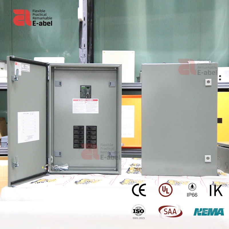 Eabel Factory UL Load Center 8 12 24 36 42 48 Way Distribution Box 160A 200amp Power Distribution Panel Board for Modular House