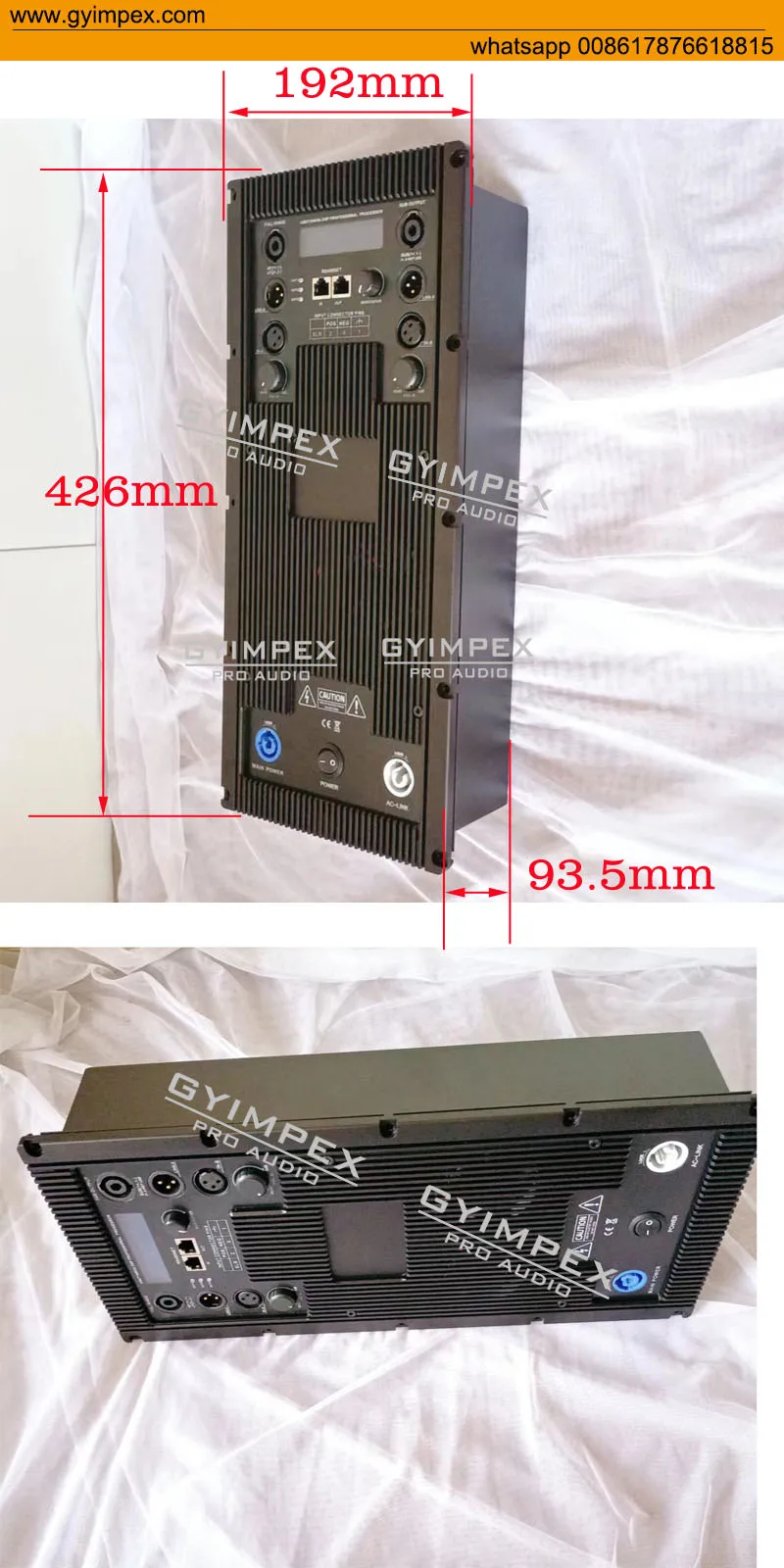 3 Way Amplifier Module - 1000w+1000w+3000w RMS Power Handling