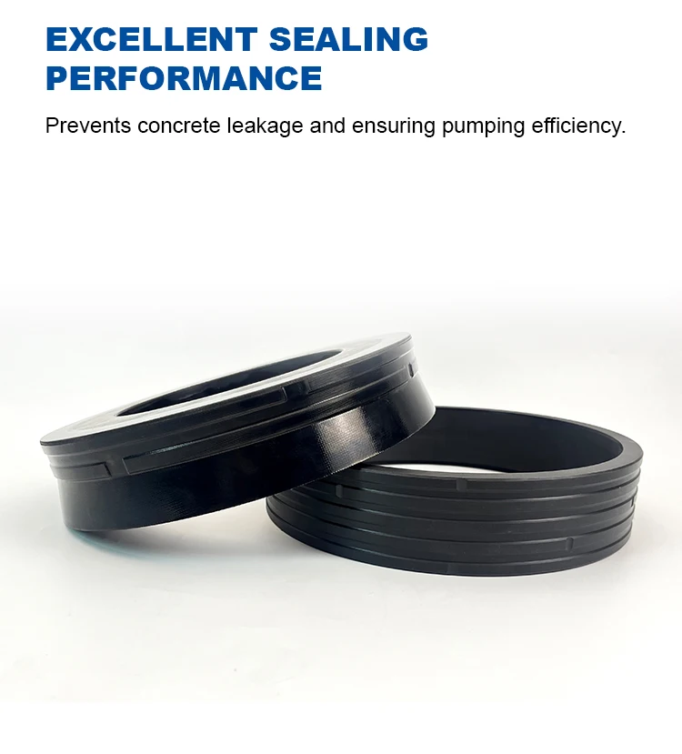 DN200 Polyurethane Piston Seal with Mechanical Strength for Concrete Pump Application OEM Standard