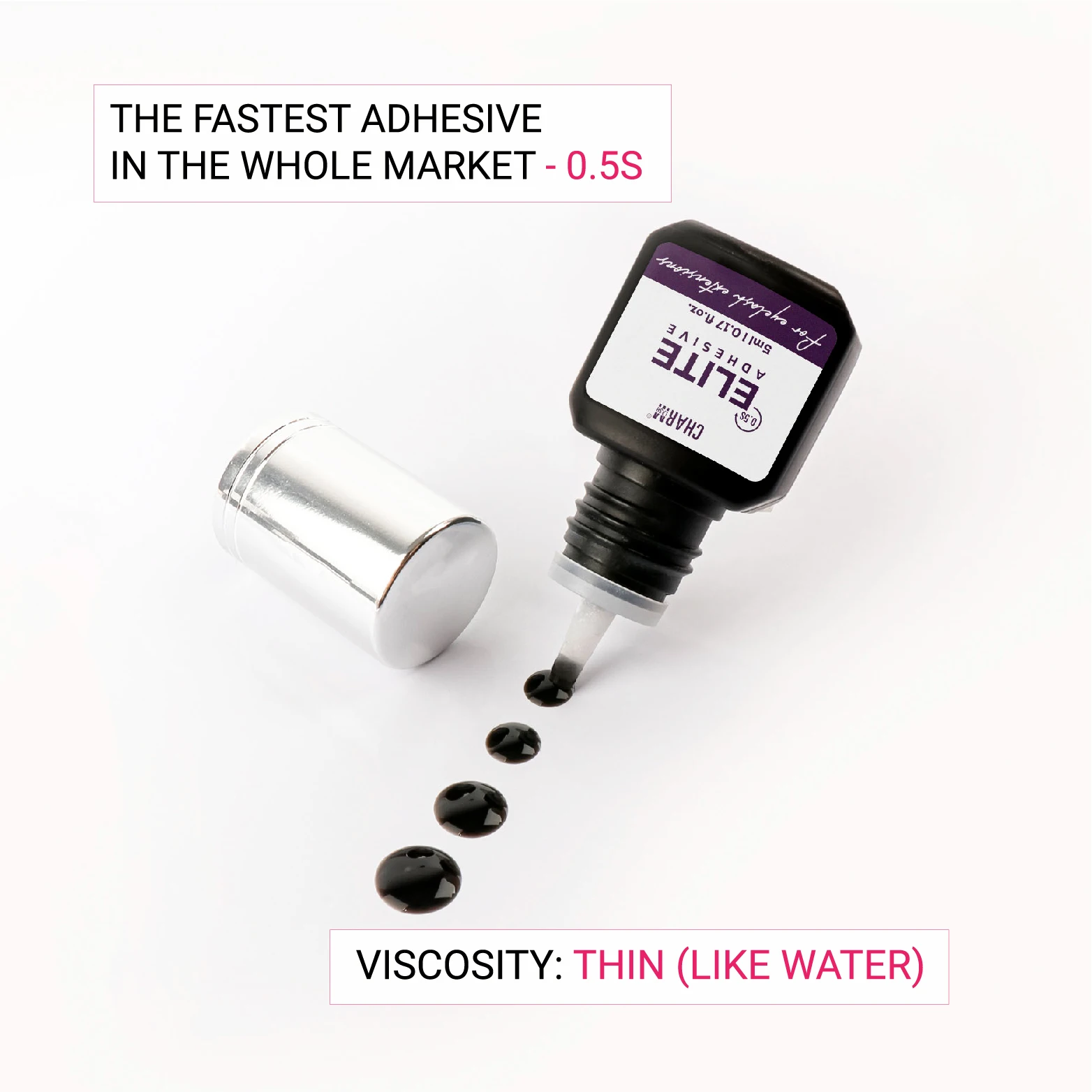 Elite Adhesive Quick Drying Fasting Eyelash Adhesive Glue for Lash Extension Custom Eyelash Glue Extension Lash Factory Price