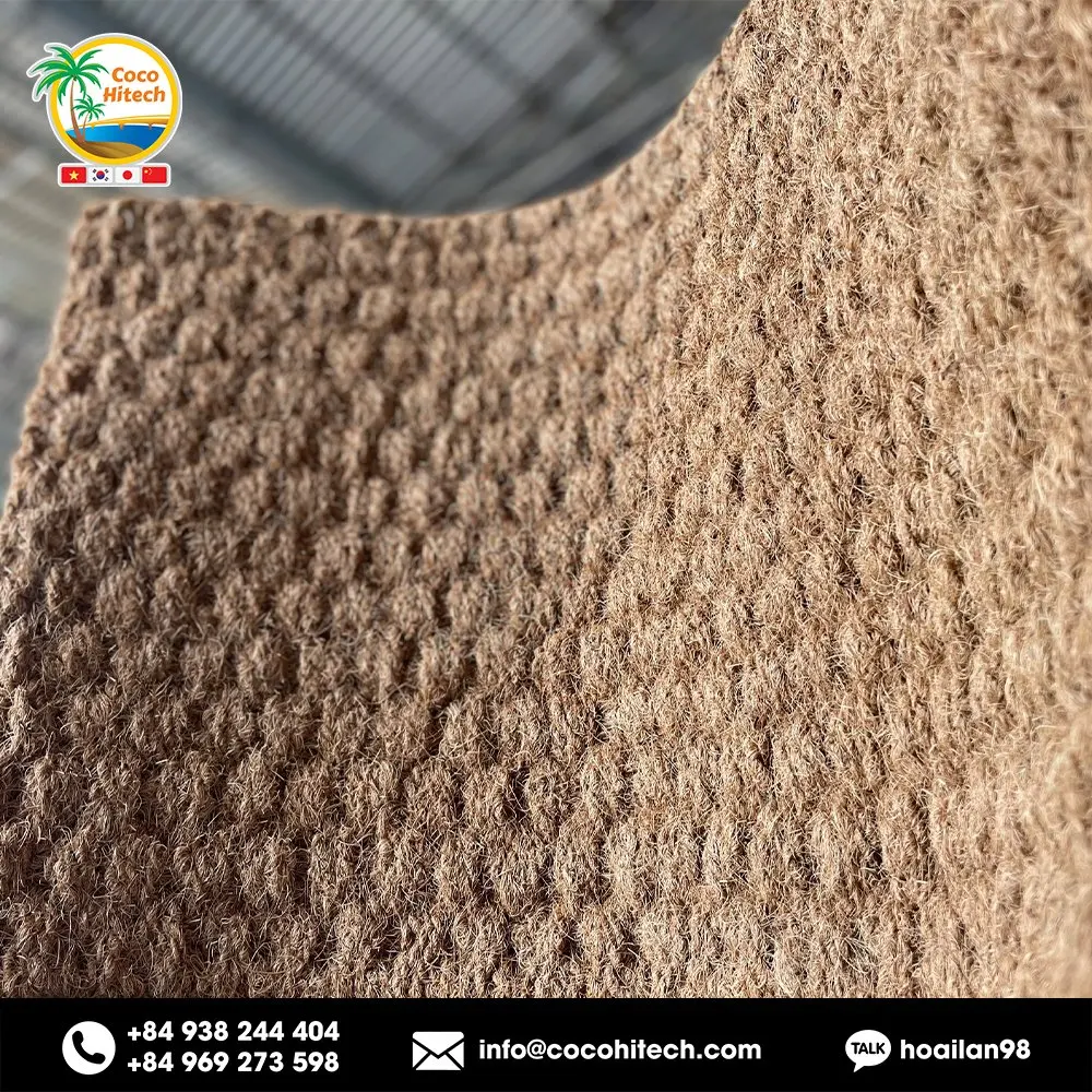 HANDMADE COIR DOORMAT 120 X 60CM IDEAL for EXTERNAL FLOORS and SURFACES QUICK DRYING