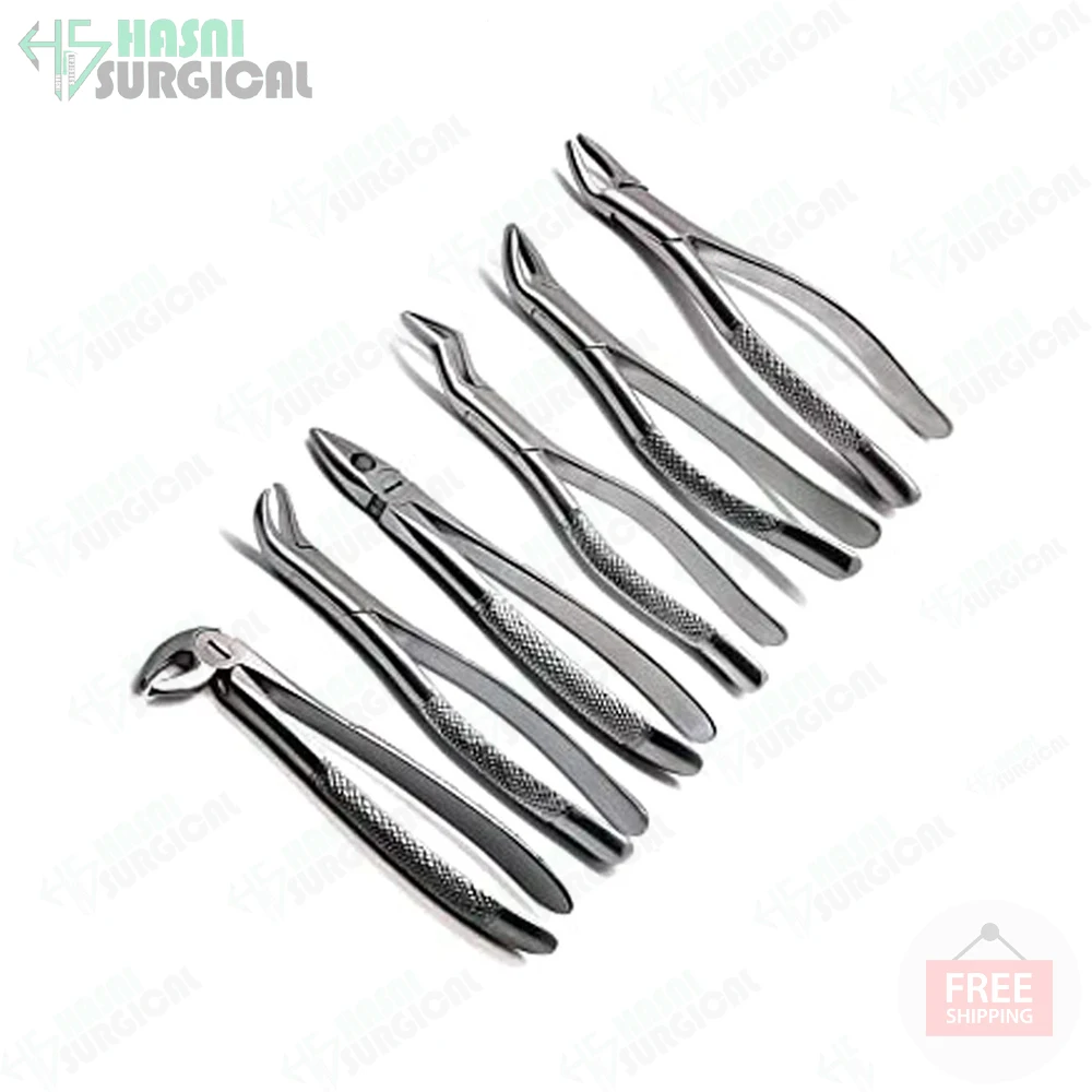 Dental Instrument Extraction Forceps Set Dental Extraction Forceps ...