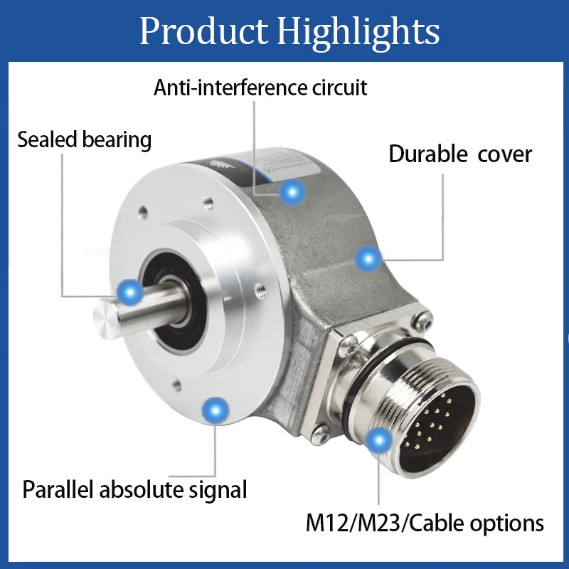Hengxiang SJ50 12bit gray code binary absolute rotary encoder price