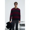 Burgundy - Navy Blue