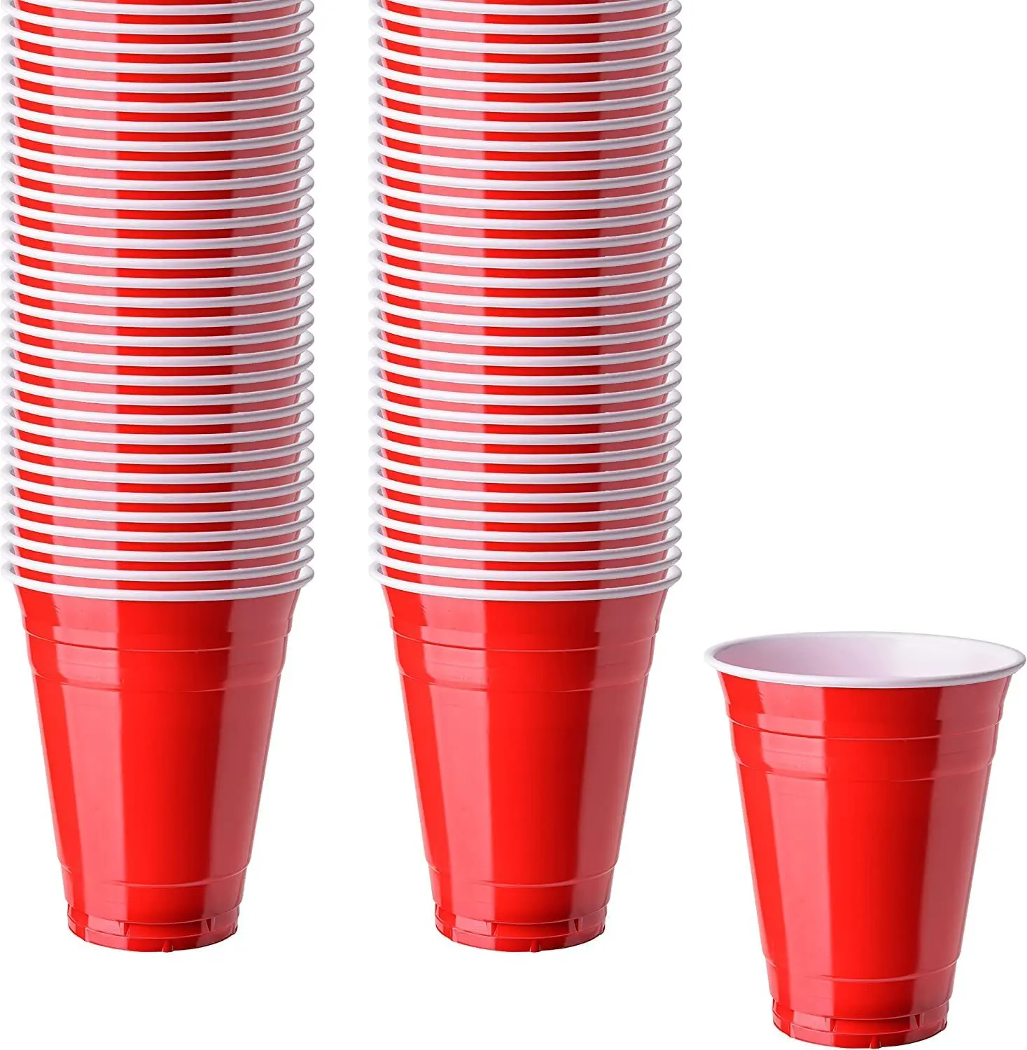 Vasos Cafe Desechables Vasos Plástico Reutilizables 30 Unidades - 260ml, 10 Colores, Para Fiestas Y Picnics Vasos Colores 260ml
