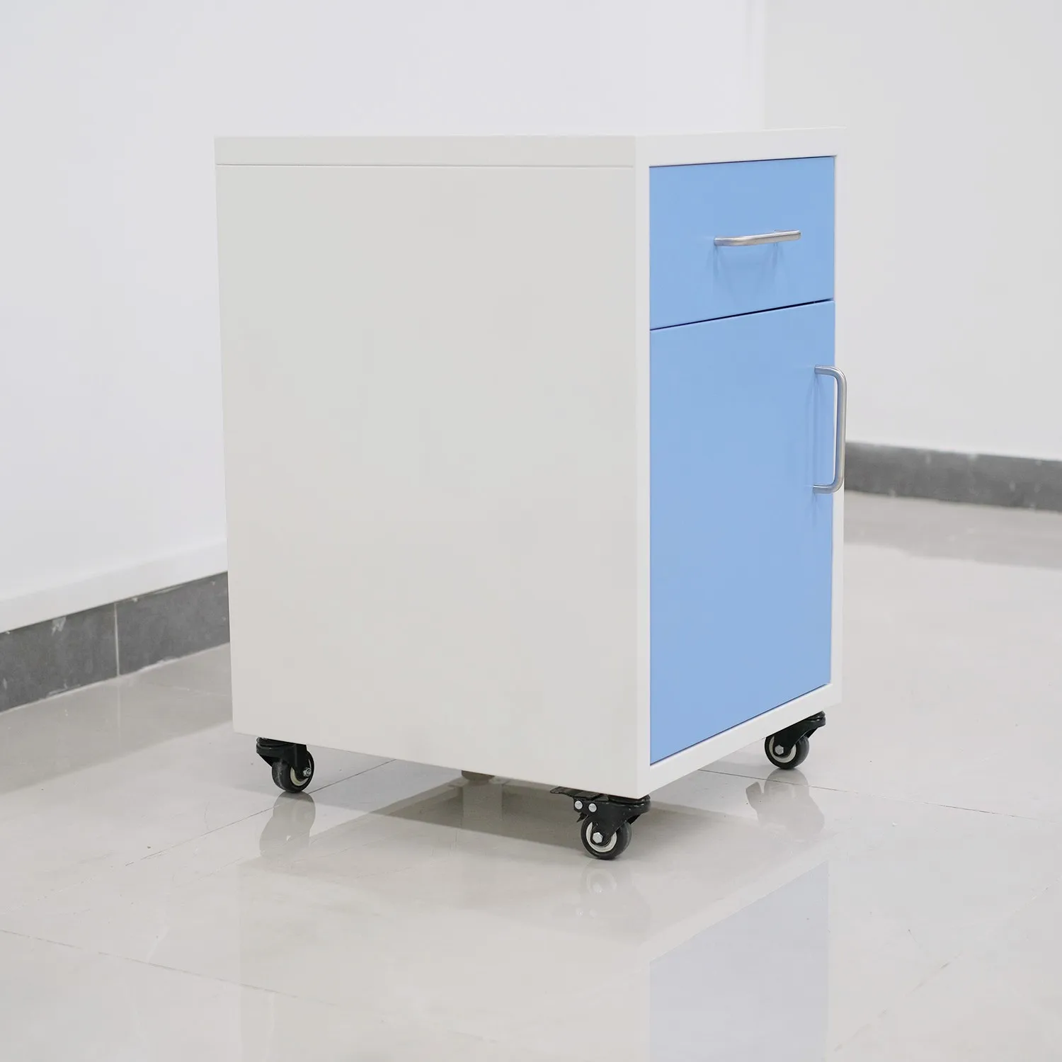Mobile Lab Cabinets for Underneath Lab Bench All Steel Flexible Lab Furniture with Caster