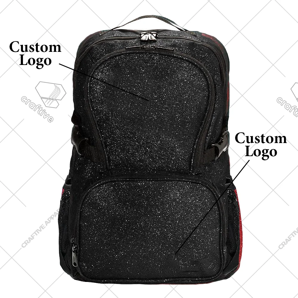 Custom Glitter Sparkle Shimmer Shiny Dazzling Cheer Backpack