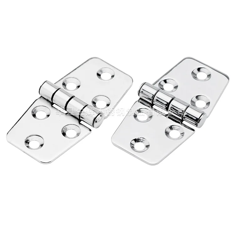 76x38 Symmetrical Hinge Stainless Steel Marine Hardware