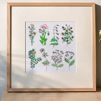 Spring Flowers Leaves Clear Stamps For Card Making And Journaling - Buy ...