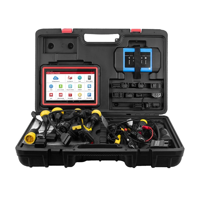 Best LAUNCH X-431 PRO3S+ HD III Full System Car Diagnostic Tool Supports Both 12V and 24V Heavy Duty Truck Scanner