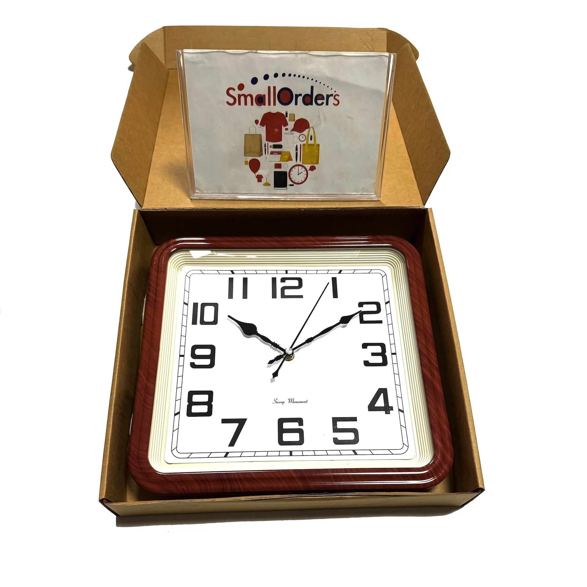 Promotional business gift advertising clock