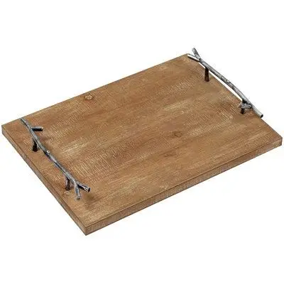 Set of 3 Classic Design Ramadan Food Serving Tray Large Size Home Decorative Wooden Serving Tray at Competitive Price