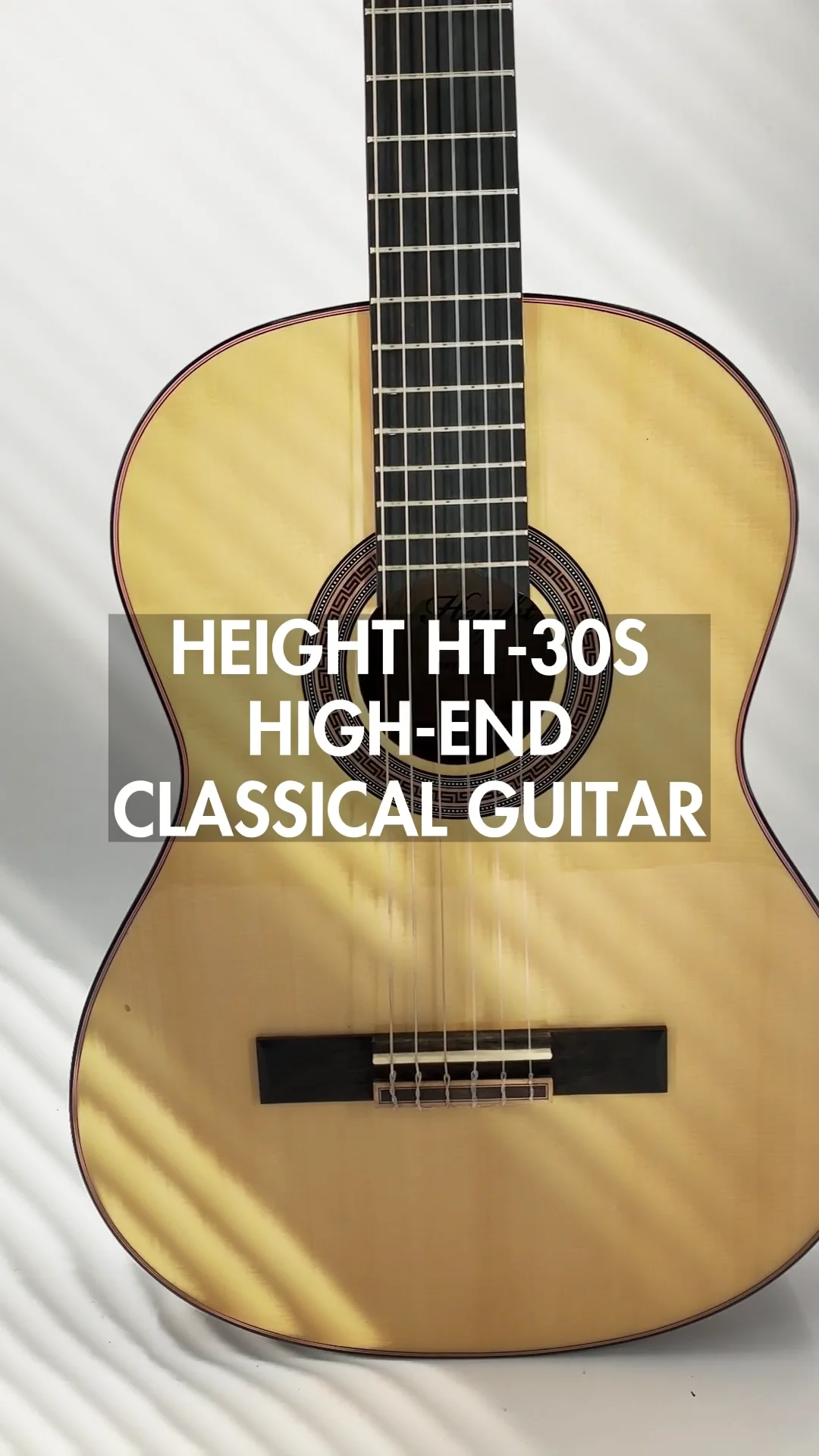 39 Inch Classical Guitar Nylon Guitarra Solid Wood Classical Guitar