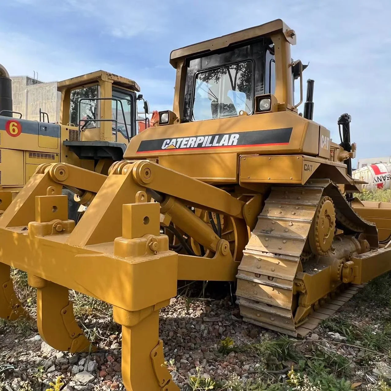 Second Hand Caterpillar D7R Crawler Dozer Original CAT D7R D6H D4G D3C ...