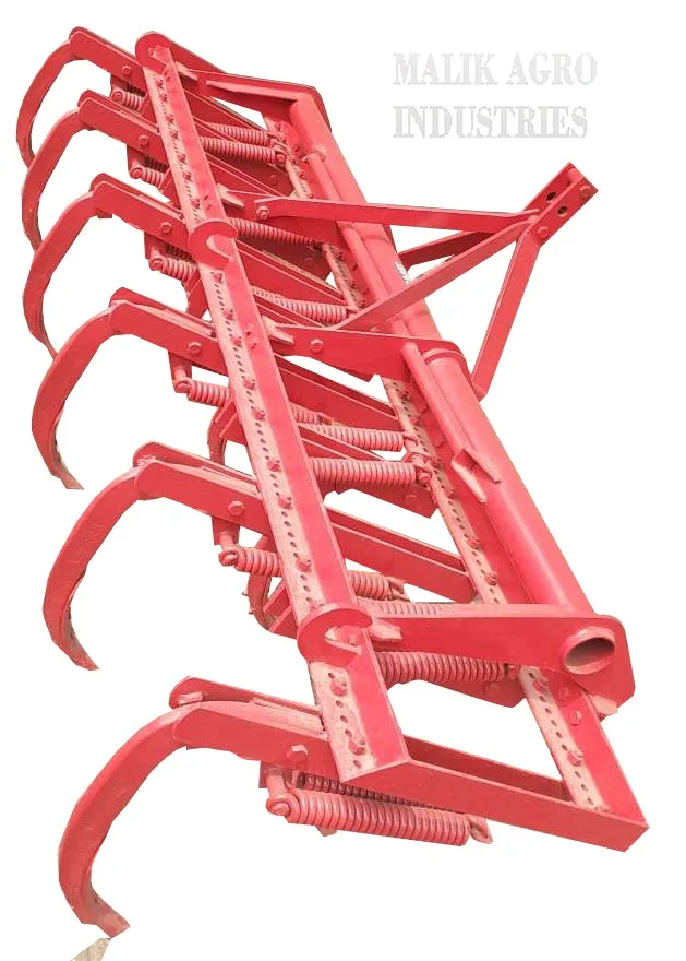 Heavy-Duty Spring Loaded Tines Cultivator for Tractor Diesel-Powered Agriculture Machinery Spring Tine Tiller for Farm Use