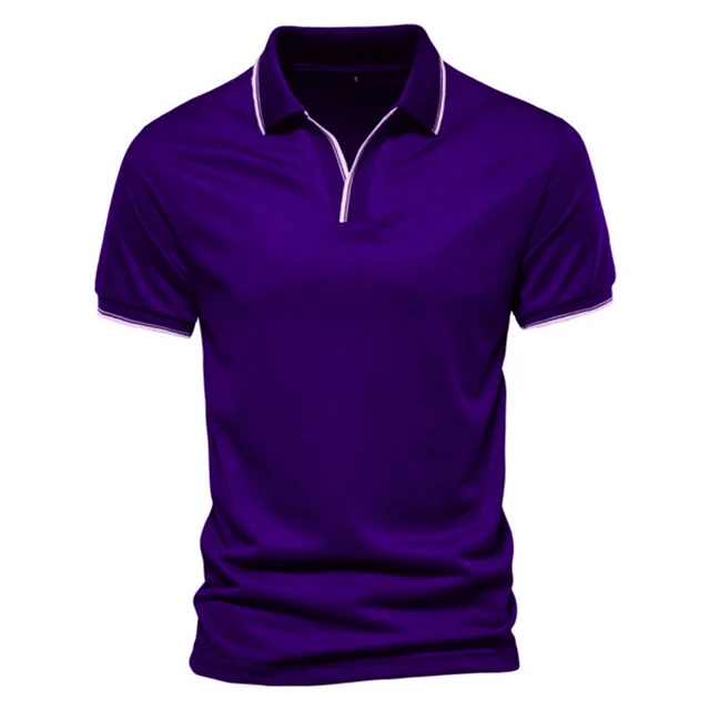On Demand Top Quality Mix Color Combination Polo Collar Men T-shirts Custom Size Golf Clothing Classic Collar Men Polo T Shirt