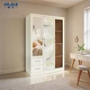 Customed printing wardrobe with mirror