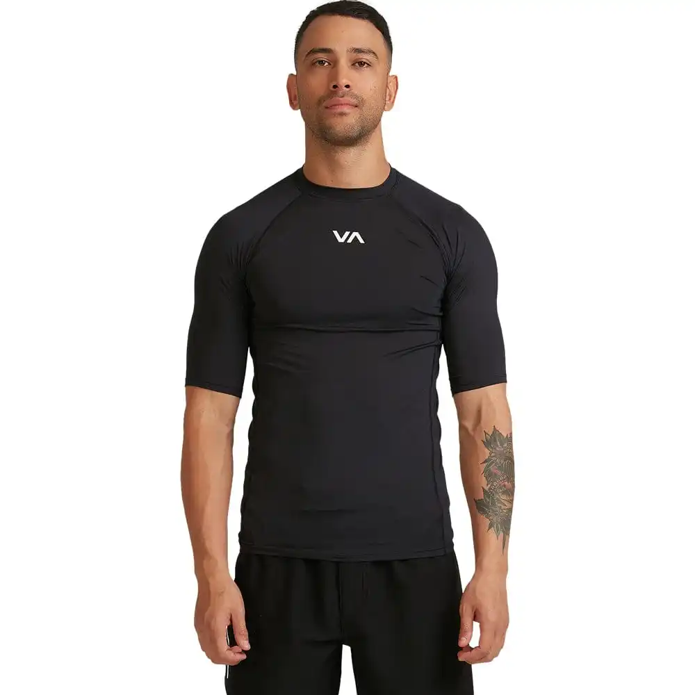 Custom Cut Style Mma Rashguards Men's Short Printing Sleeve Rash Guard