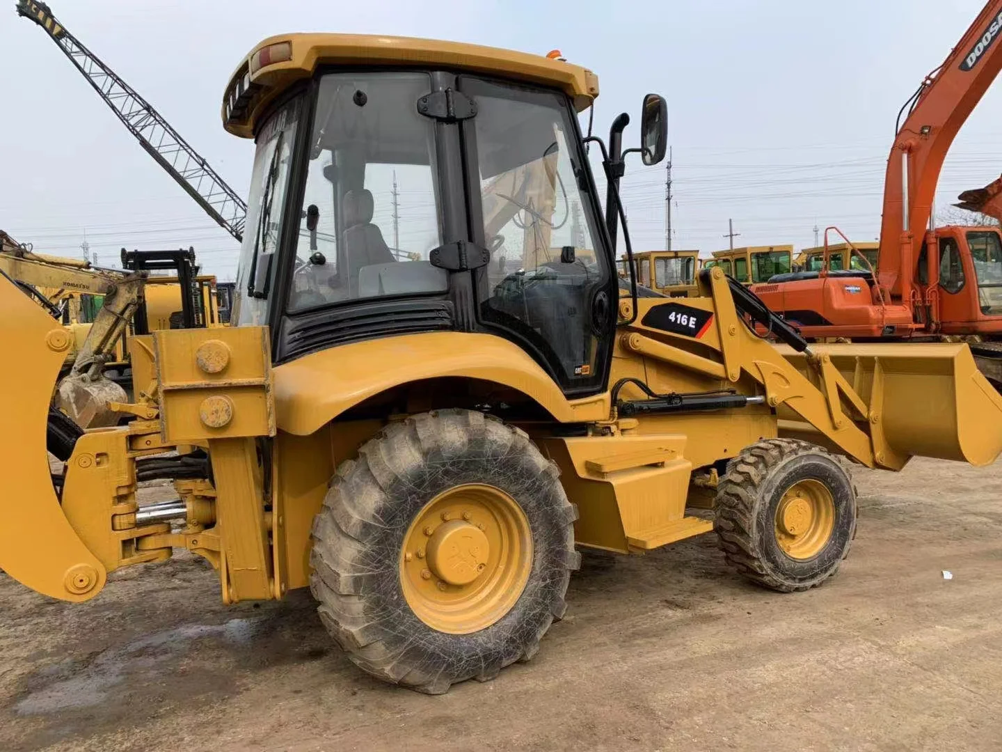 Used Caterpillar F Wheel Backhoe Loader X Used Cat F E