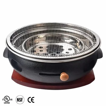 Cast iron BBQ Table Grill with Fine Wire Barbecue Net