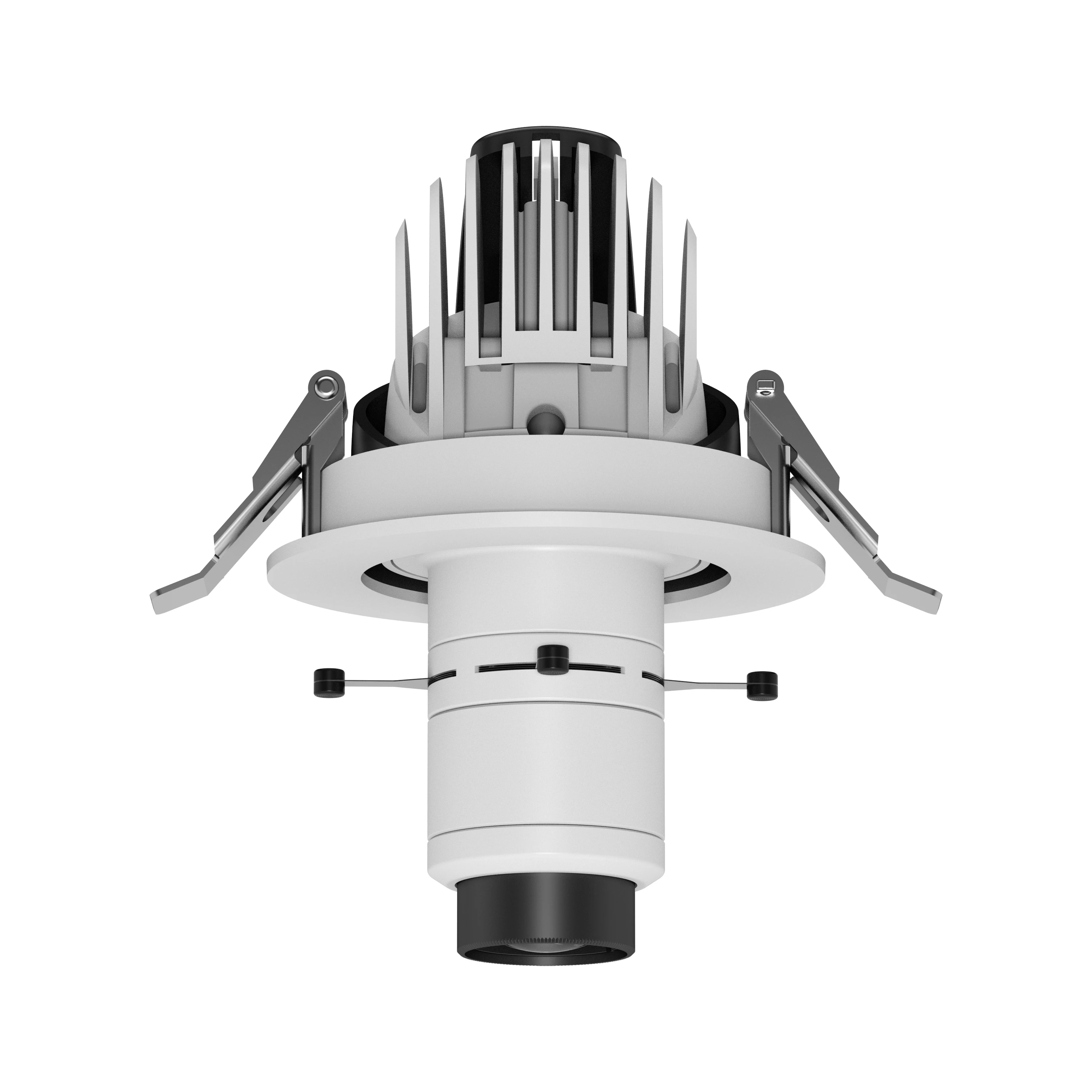 LED luz incorporada Cabeça 20W Shapeable Luz Forma Abertura Direcional  Ajustável para Museum Art Gallery Exhibition, image size:3000x3000