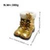 Golden Christmas Boots