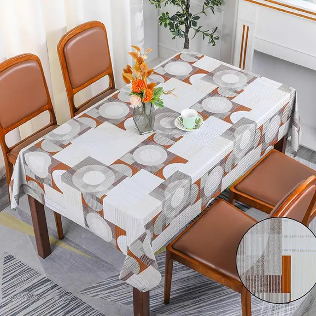 Boen Custom  PVC Tablecloth High Quality Waterproof New Design Linens for Parties