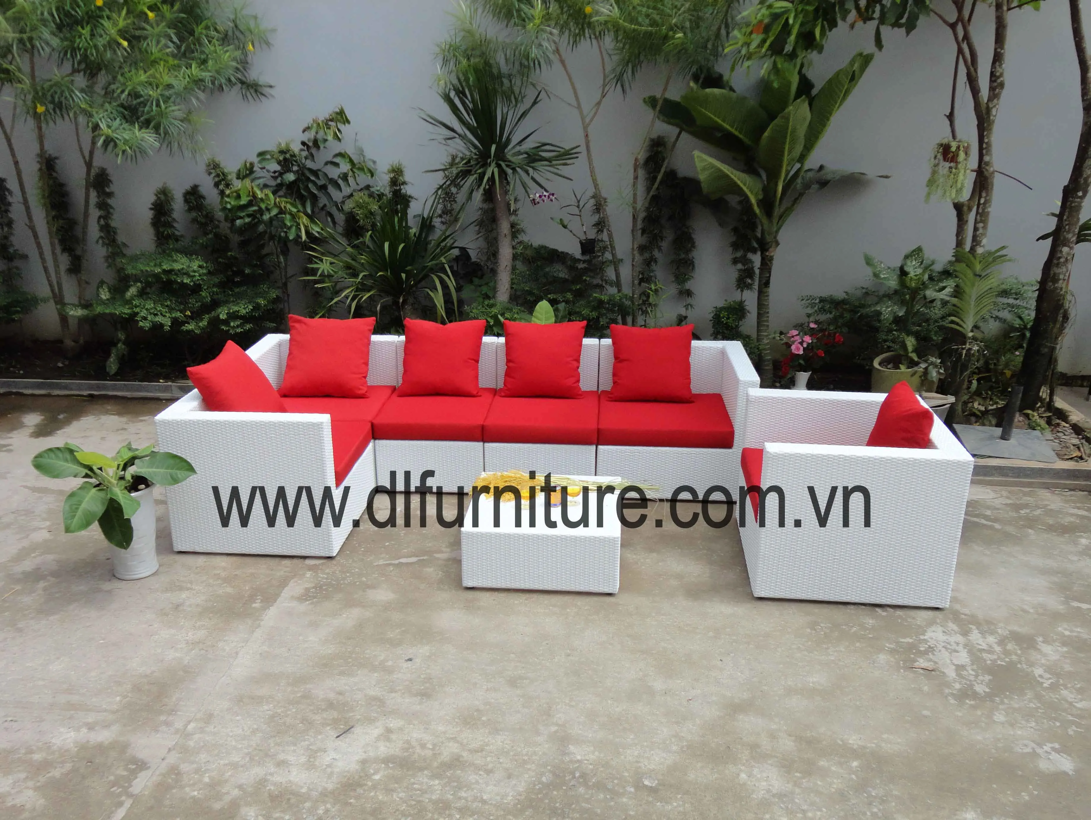Outdoor Sofa Set Style Modern Design High Quality Rattan Sets Leisure Life Simple Stackable